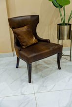 Load image into Gallery viewer, Cow Skin Leather chairs (Pair)
