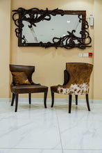 Load image into Gallery viewer, Cow Skin Leather chairs (Pair)
