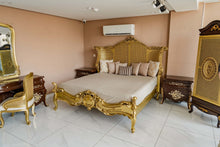 Load image into Gallery viewer, Wing Gold Bed set
