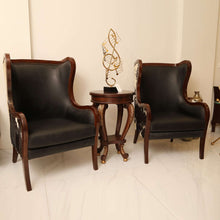 Load image into Gallery viewer, Wing Chair Hairon Cow Leather (Pair)
