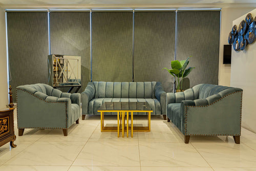 Grey Sofa Set 3+2+1