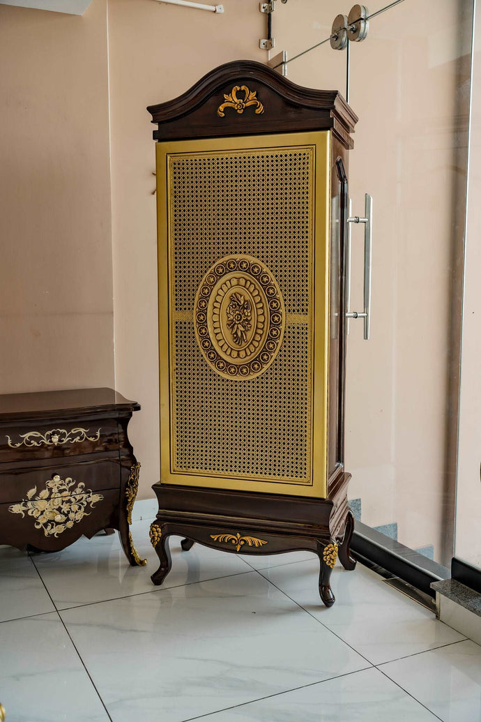 Imperial Cane Cabinet