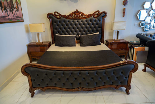Curved Chesterfield Bed set