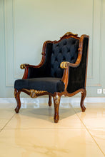 Load image into Gallery viewer, Victorian Black Chair

