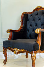 Load image into Gallery viewer, Victorian Black Chair
