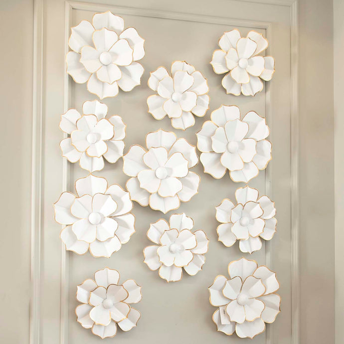 White Flower Wall Hanging